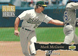 Mark McGwire Upper Deck 1993 #60 Future Heroes Oakland Athletics