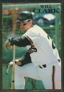 Will Clark Play Ball Promotion Card 1991 San Francisco Giants