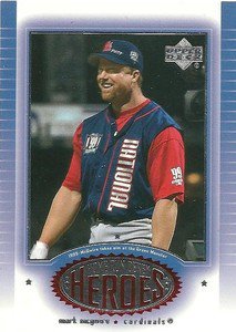 Mark Mcgwire Upper Deck 2001 #HD1 Homerun Derby Heroes St.Louis Cardinals MLB Tr