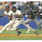 Deion Sanders Upper Deck 1992 #SP3 Prime Times Two Atlanta Braves MLB Trading Ca