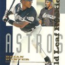 Brian Hunter Leaf 1995 Baseball #10 Gold Leaf Rookie Houston Astros