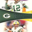 Aaron Rodgers Brett Favre Topps 2011 #FF-RF Faces of the Franchise Packers