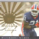 2006 Fleer Ultra Football Willis McGahee #SK-WM Buffalo Bills Insert Card