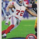 Osi Yumenyiora Topps Football 2011 #176 New York Giants