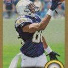 Vincent Brown Topps Football 2011 #7 San Diego Chargers Gold Card