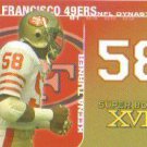 Topps Football 2008 #DYN-KT Keena Turner San Francisco 49ers