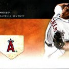 Jered Weaver Topps Baseball 2012 #GM-17 Golden Moments Card Los Angeles Angels