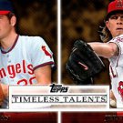 Nolan Ryan Jered Weaver Topps Baseball 2012 #TT-14 Timeless Talents