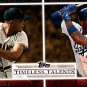 Willie Mays Matt Kemp Topps Baseball 2012 #TT-4 Timeless Talents Card