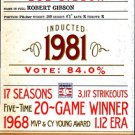 Bob Gibson Panini Cooperstown 2012 #16 St.Louis Cardinals