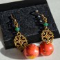 Gold Flower Earrings