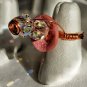 Wire Wrapped Swarovski Button Ring