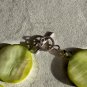 Lime Shell Bracelet With Vitrail Swarovski Crystals