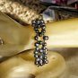 Peacock Pearl and Vitrail Swarovski Crystal Weave Bracelet