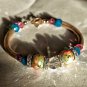 Sterling Silver Tube Swarovski Crystal Bracelet
