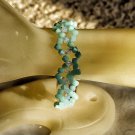 Mint Alabaster Swarovski Crystal Weave Bracelet