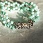 Mint Alabaster Swarovski Crystal Weave Bracelet