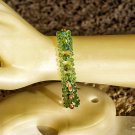 Millefiori Swarovski Crystal Weave Bracelet