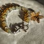 Sterling Silver Sand Opal Swarovski Crystal Bracelet With Crystal Copper Swarovski Starfish