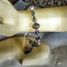 Sterling Silver and Vitrail Swarovski Crystal Bracelet