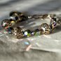 Sterling Silver and Vitrail Swarovski Crystal Bracelet