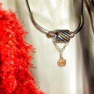Copper Love Sterling Silver Tube Necklace