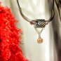 Copper Love Sterling Silver Tube Necklace