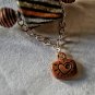 Copper Love Sterling Silver Tube Necklace