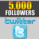 5,000 Twitter Followers - 100% SAFE - LOW Drop Rate