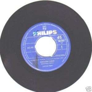 LITTLE TONY "CUORE MATTO" 45 SINGLE PHILIPS CHILE 1967