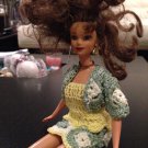 Barbie doll Skirt, tank top and bolero set
