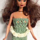 Barbie doll Olive Dress