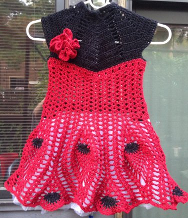PATTERN - Red Dress for a girl