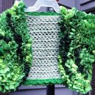PATTERN - Green Ruffle Top for Girls