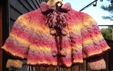 Rainbow Cape for Girls