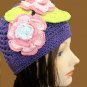 Summer Hat with Pink Flowers