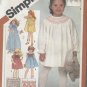 Vintage Simplicity  5297 Pattern Pullover Dress in two lengths and sundress Child Size 2