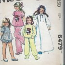 Vintage McCall's 6479 Raggedy Ann and Andy Pattern Nightgown and Pajamas Size Large