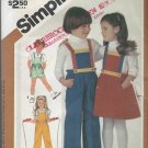 Vintage Simplicity Pattern 6134 Child Size 4 Boys and Girls