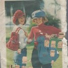 Vintage Butterick Pattern 3779 Misses Cap and Bag
