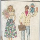 Vintage Simplicity Pattern 7582 Barbie and Ken Classic