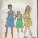 Vintage Pattern  Simplicity 7370 Dress and Jumper Girl Size 7