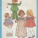 Vintage Simplicity Pattern 9512 Toddler 3  Smocked Dress top and pants