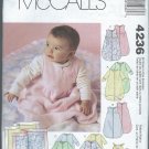 Infants McCall's Pattern  4236 Gifts Clothing
