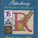 Alphabet Stitchery by Hand and Machine