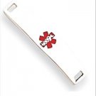 QGXSM50     Sterling Silver Medical ID Plate