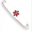 QGXSM13     Sterling Silver Medical ID Plate