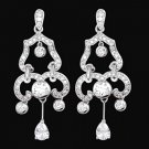 2.50 Carat Diamonds Hanging Earring Pair Chandelier Ear Ring Gold
