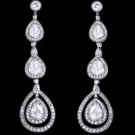3 Carat Chandelier Diamond Earrings Pear Diamond Jewelry Ear Ring