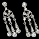Chandelier Diamond Earrings 2.25 Carat Diamonds Jewelry Gold White